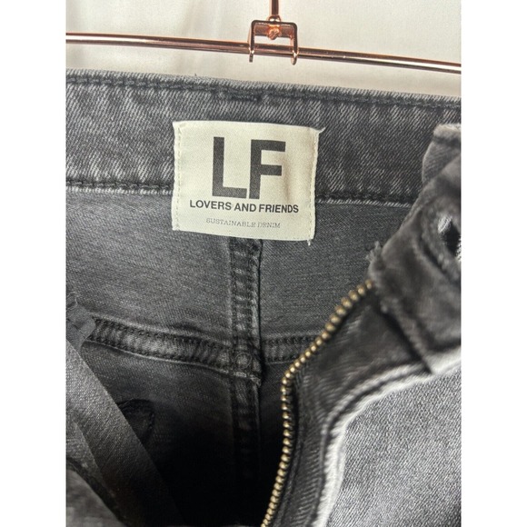 Revolve Lovers And Friends Black Mason High Rise Skinny 31 - Picture 4 of 10